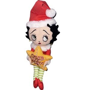 SugarLoaf Betty Boop Merry Messages Plush 2011 Peace On Earth Christmas